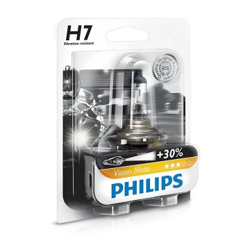 Moto spuldze Philips X-TREME VISION MOTO 12972PRBW H7 PX26d/55W/12V 3200K